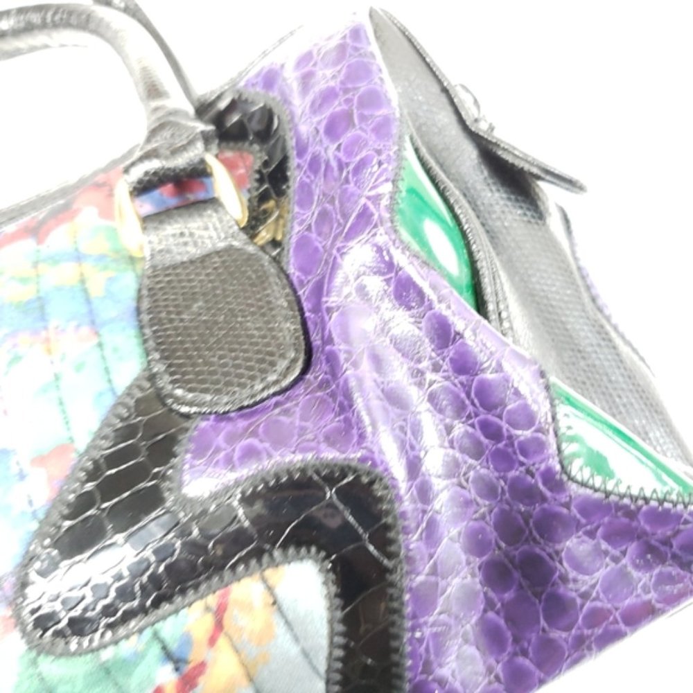 Vintage 90s JR Patchwork Purse - Picture 5 of 8